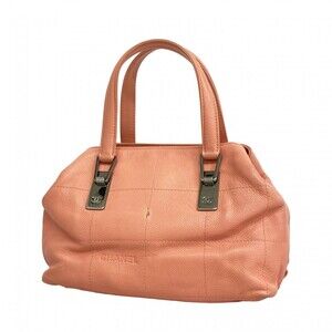 CHANEL Pink Caviar Leather Bag
